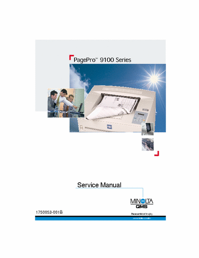 Konica Minolta QMS pagepro 9100 Konica Minolta QMS pagepro 9100 Series Service Manual